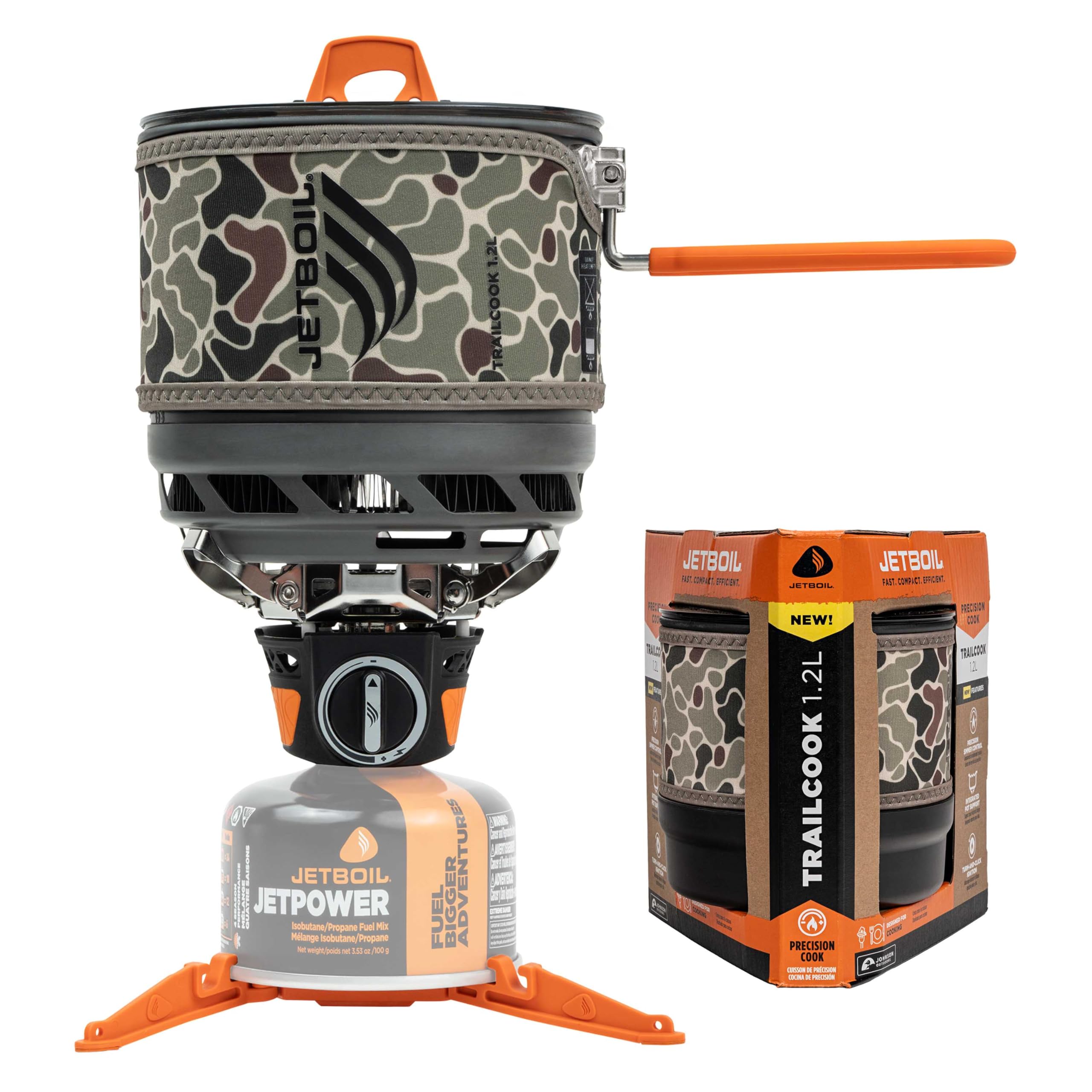 1.2L Backpacking Stove Cooking System with Heat Control