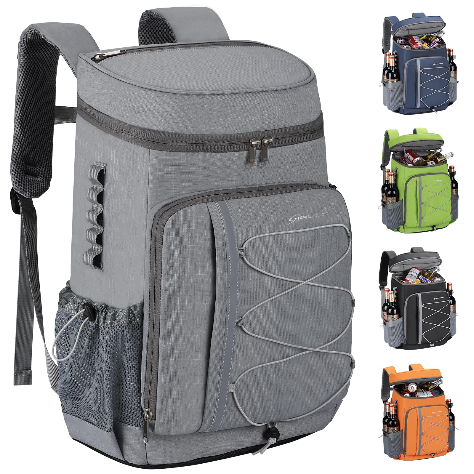 Maelstrom 35/50Can Insulated Cooler Backpack, Leakproof Soft Lunch Ice Bag