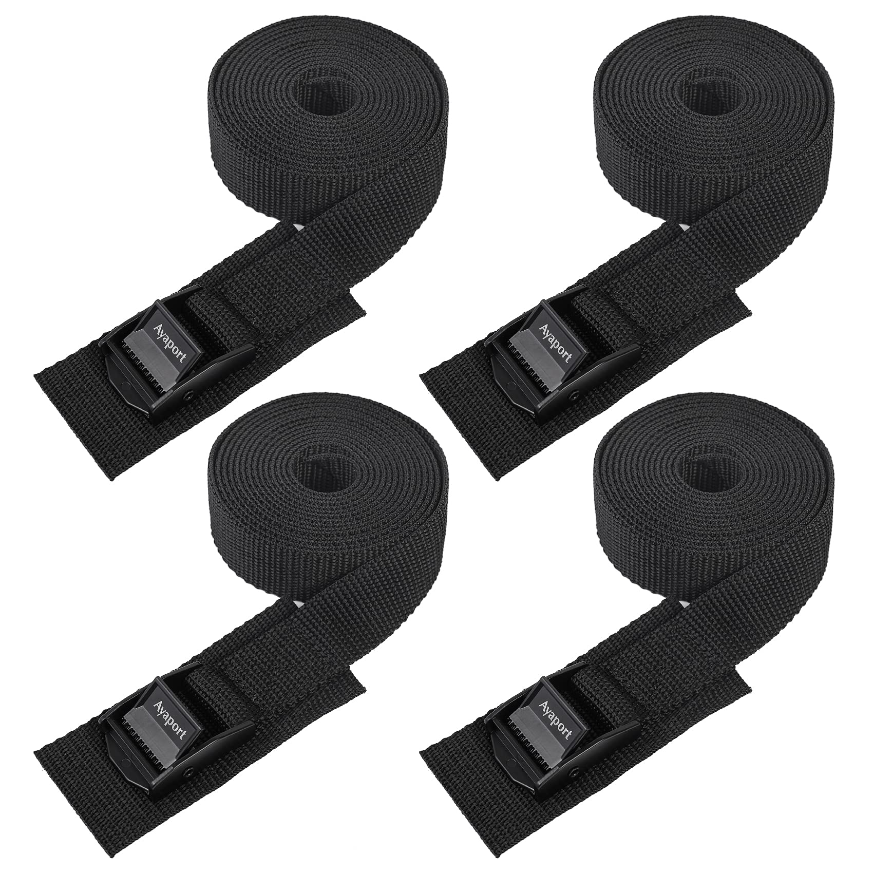 Ayaport Lashing Straps with Buckles Adjustable Cam Buckle Tie Down Cinch Strap