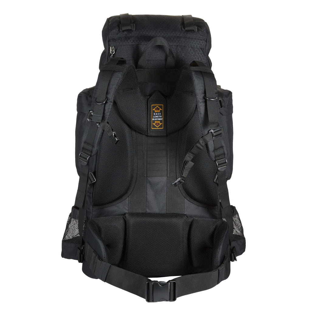Amazon Basics Internal Frame Hiking Backpack for Camping and Backpacking, Adjustable Straps, Rainfly Included