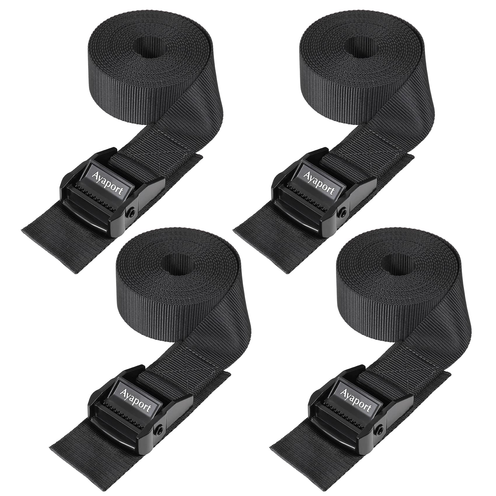 Ayaport Lashing Straps with Buckles Adjustable Cam Buckle Tie Down Cinch Strap