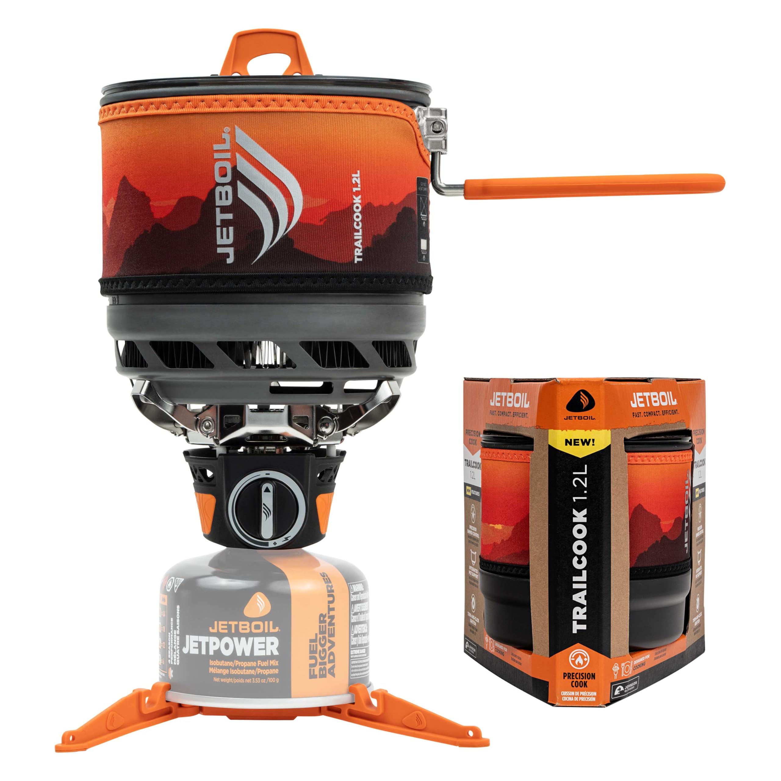 1.2L Backpacking Stove Cooking System with Heat Control
