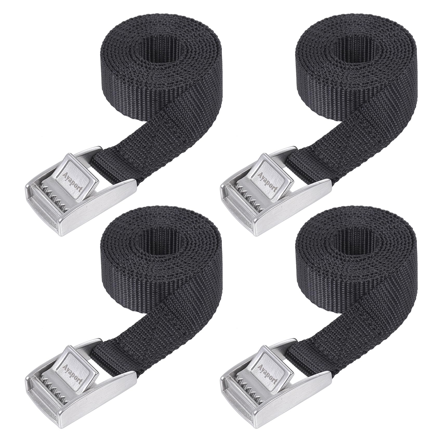 Ayaport Lashing Straps with Buckles Adjustable Cam Buckle Tie Down Cinch Strap