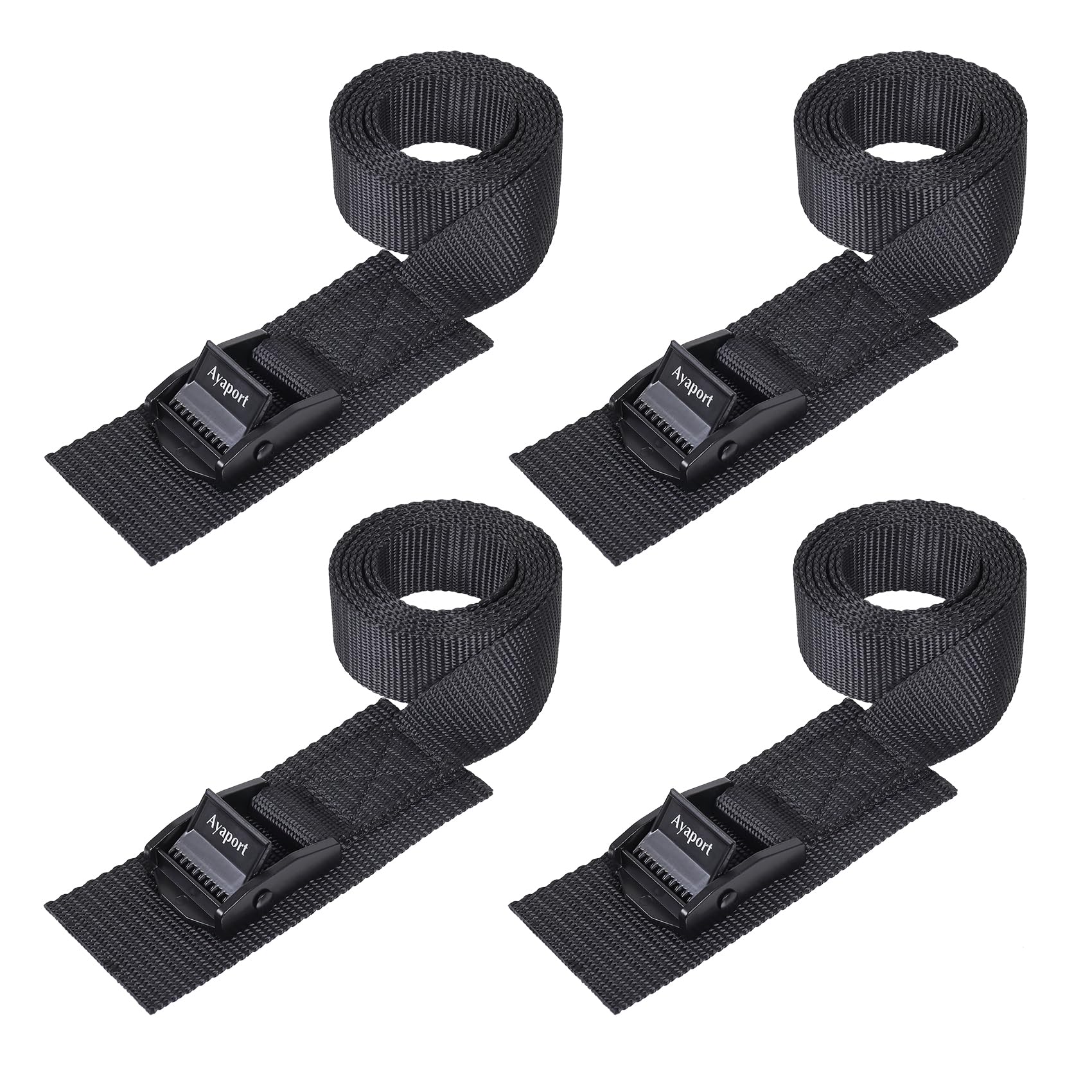 Ayaport Lashing Straps with Buckles Adjustable Cam Buckle Tie Down Cinch Strap