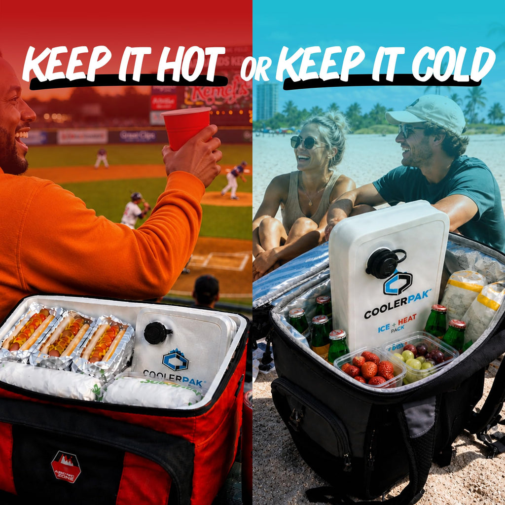 Refillable & Reusable Ice Packs for Coolers – Stays Cold for Days – Non-Toxic & Leakproof, Suitable for Potable Drinking Water – Built Tough, Rolls Up for Easy Storage