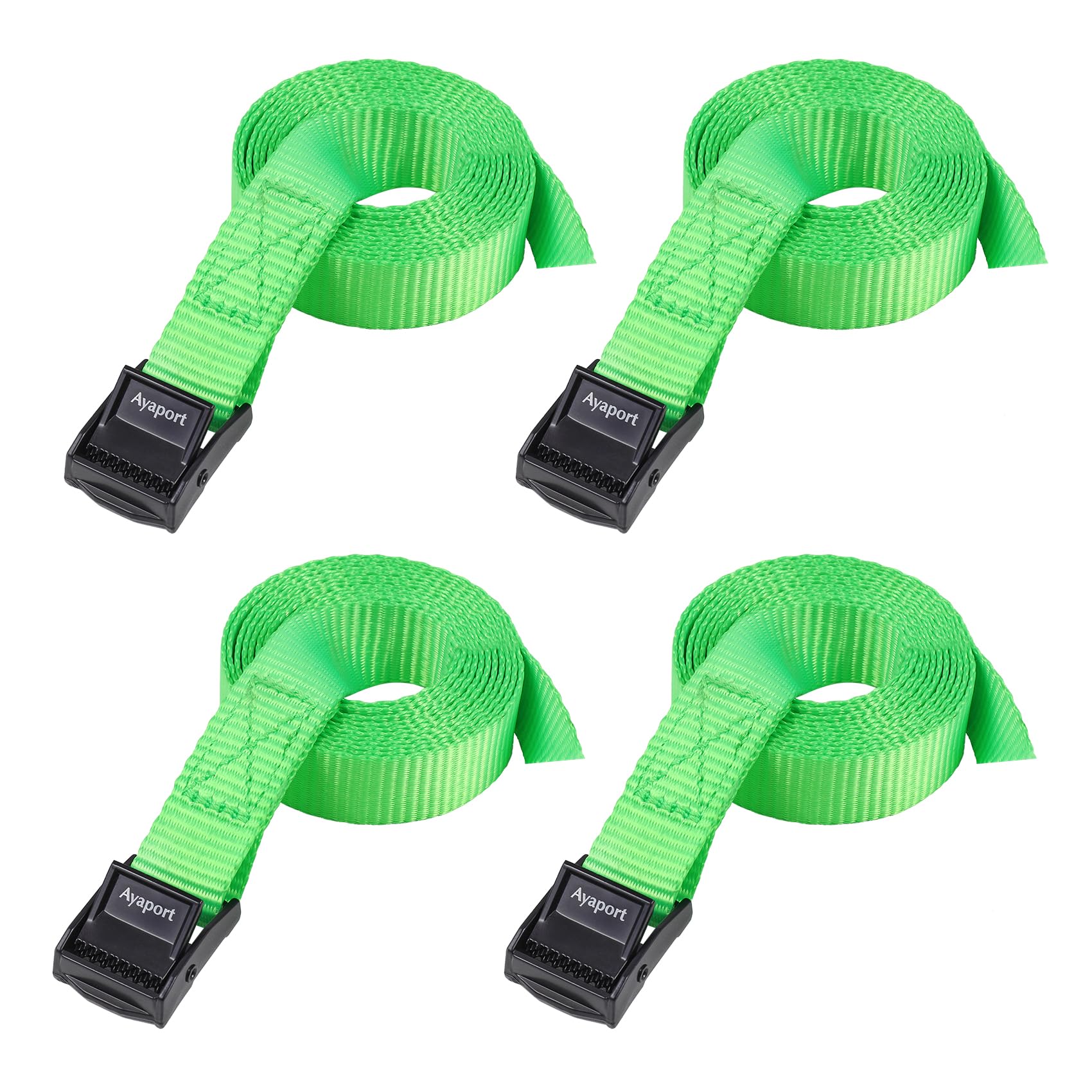 Ayaport Lashing Straps with Buckles Adjustable Cam Buckle Tie Down Cinch Strap