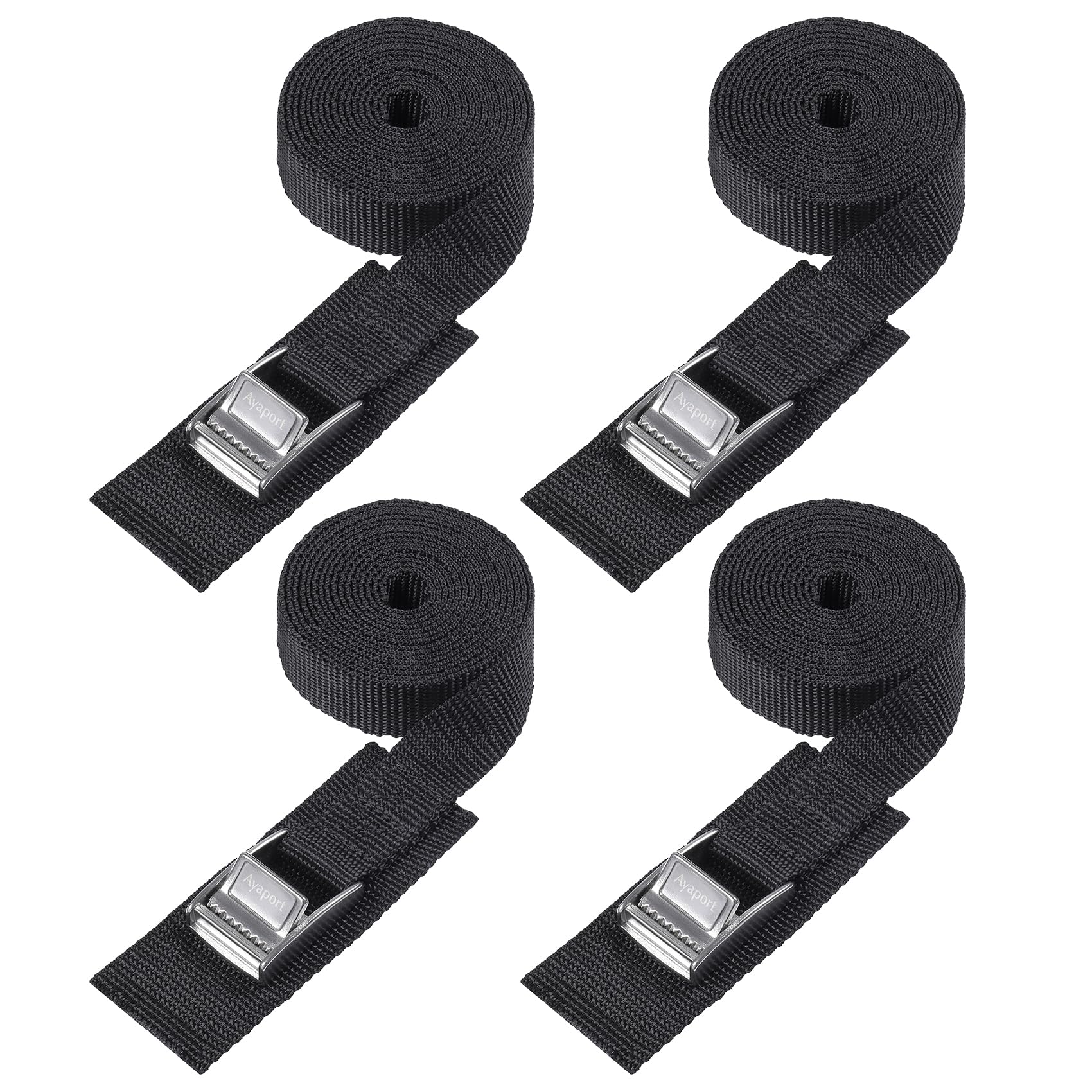 Ayaport Lashing Straps with Buckles Adjustable Cam Buckle Tie Down Cinch Strap