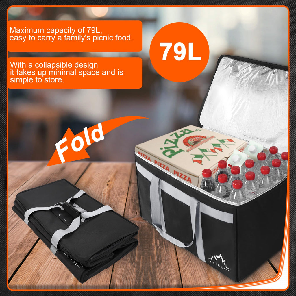 Himal Outdoors Insulated Food Delivery Bag XXXL-23Wx15Hx14D inches