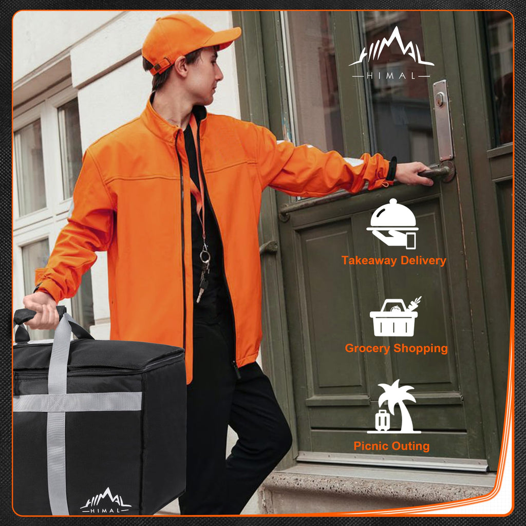 Himal Outdoors Insulated Food Delivery Bag XXXL-23Wx15Hx14D inches