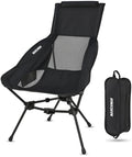 MARCHWAY Lightweight Portable Camping Chair, Stable Foldable Compact for Outdoor Camp, Travel, Beach, Picnic, Festival, Hiking, Backpacking