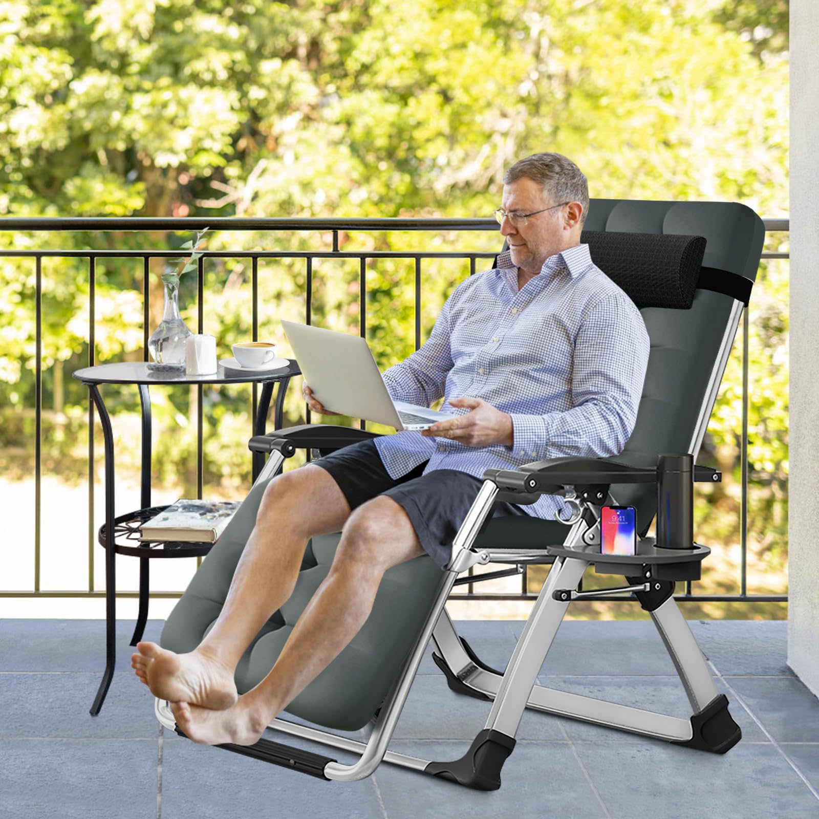 Slsy Zero Gravity Chair, Reclining Lounge Chair for Indoor and Outdoor