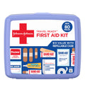 BAND-AID Brand Travel Ready Portable First Aid Kit, 80 Piece