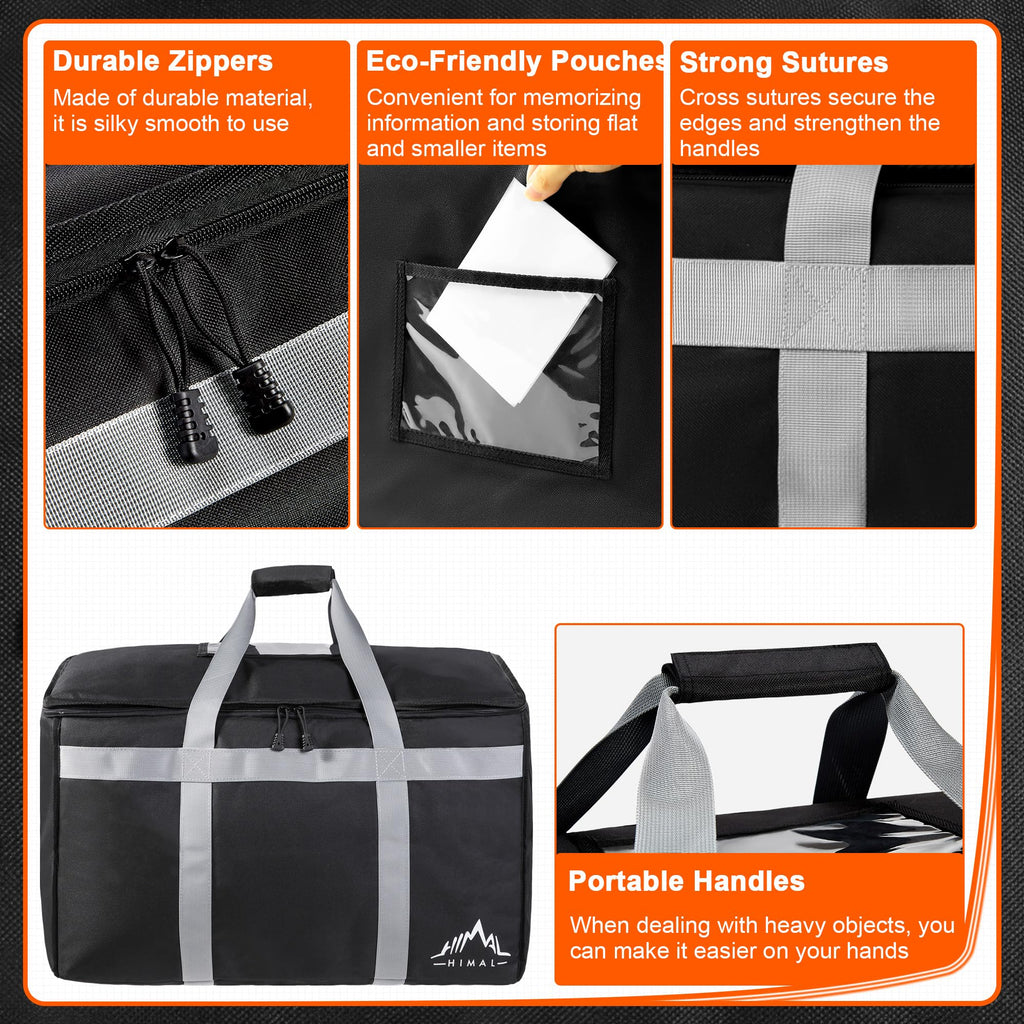 Himal Outdoors Insulated Food Delivery Bag XXXL-23Wx15Hx14D inches