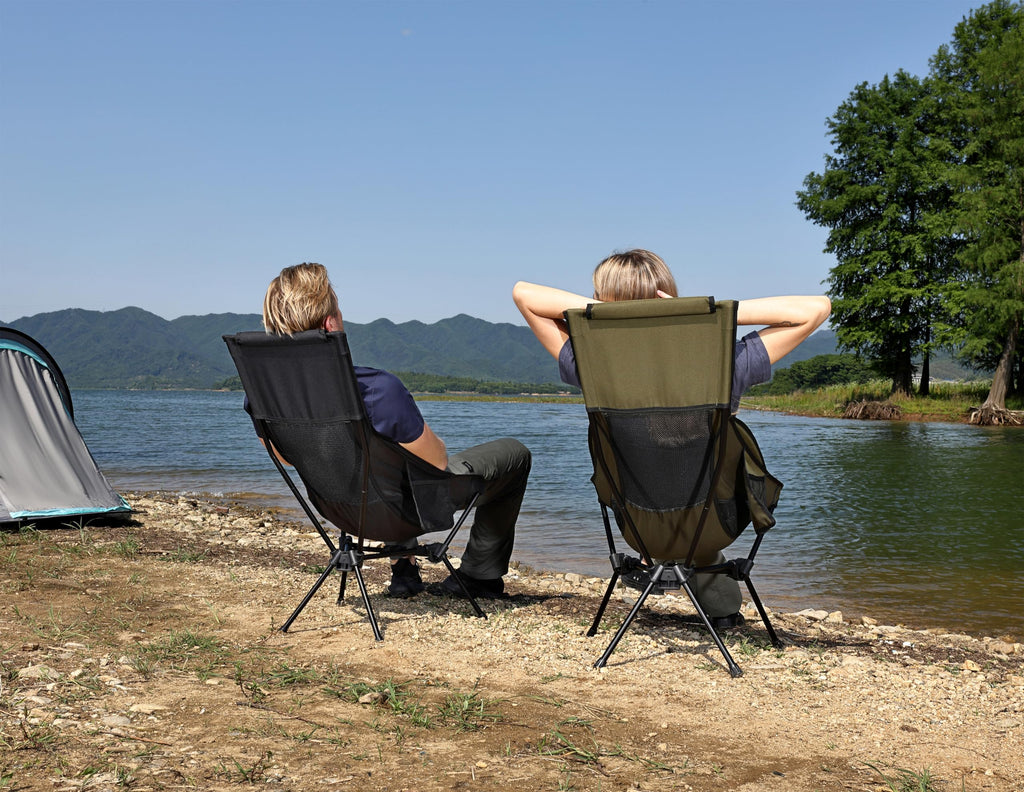 MARCHWAY Lightweight Portable Camping Chair, Stable Foldable Compact for Outdoor Camp, Travel, Beach, Picnic, Festival, Hiking, Backpacking
