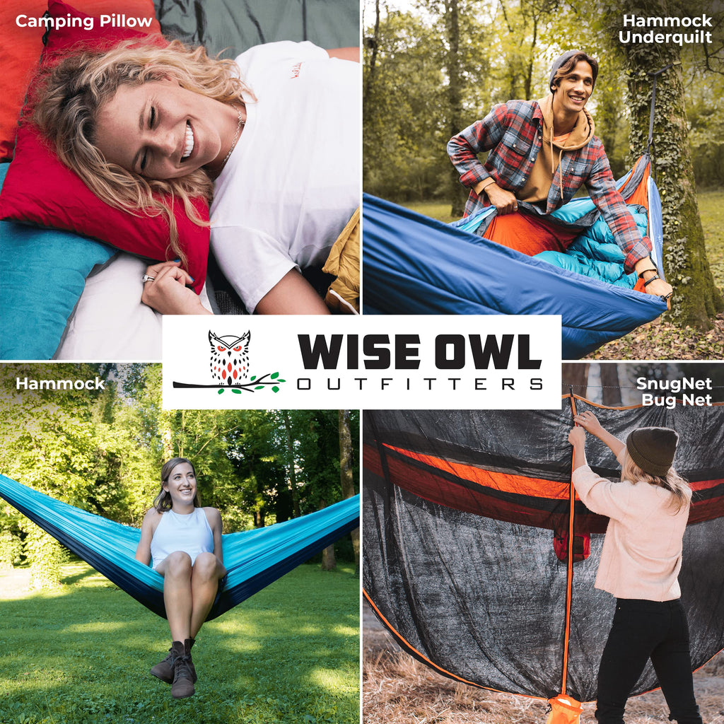 Wise Owl Outfitters Packable & Waterproof Warm Camping Quilt - Outdoor Blanket for Stadium, Backpacking, Travel, and Hiking
